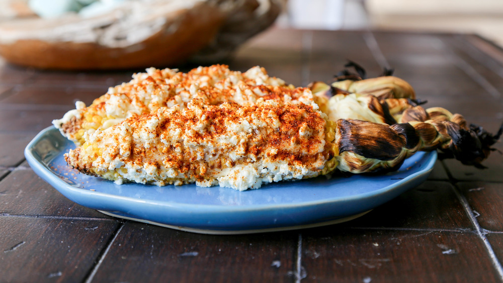 5-ingredient Mexican street corn served