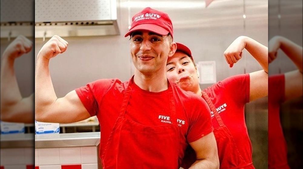 five guys crew members